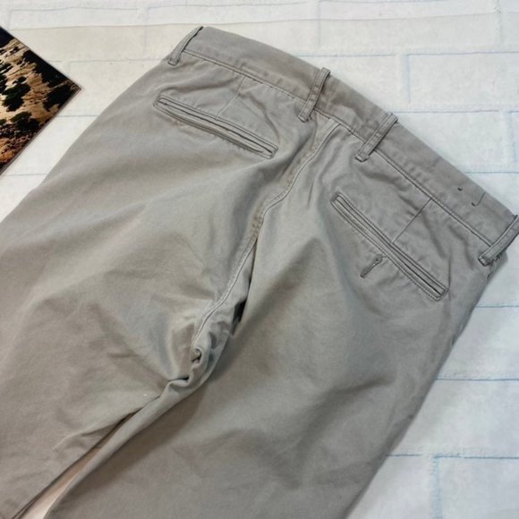 J. Crew Broken In Grey Chino Pants Bottoms - Picture 6 of 10